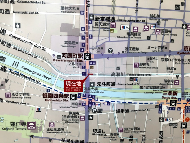河原町駅　地図