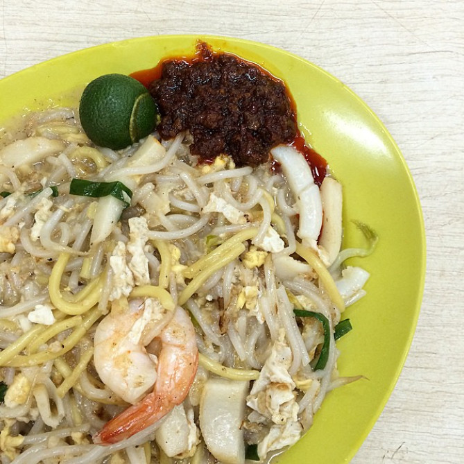 汁気が少し多めのヨンキーのホッケンミー