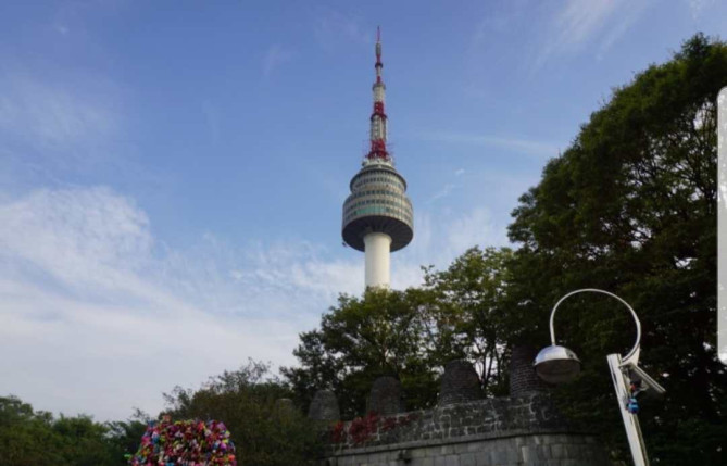 ソウルタワー昼