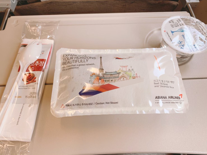 アシアナ航空の機内食