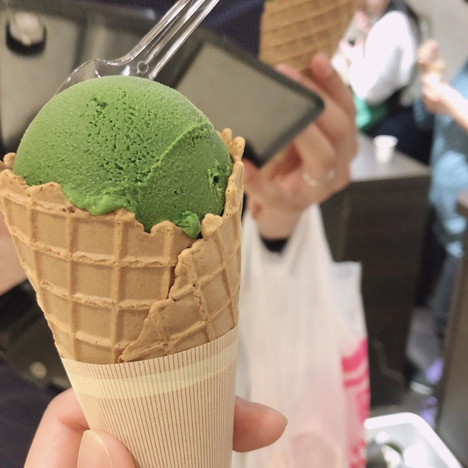 壽々喜園の世界一濃い抹茶ジェラート