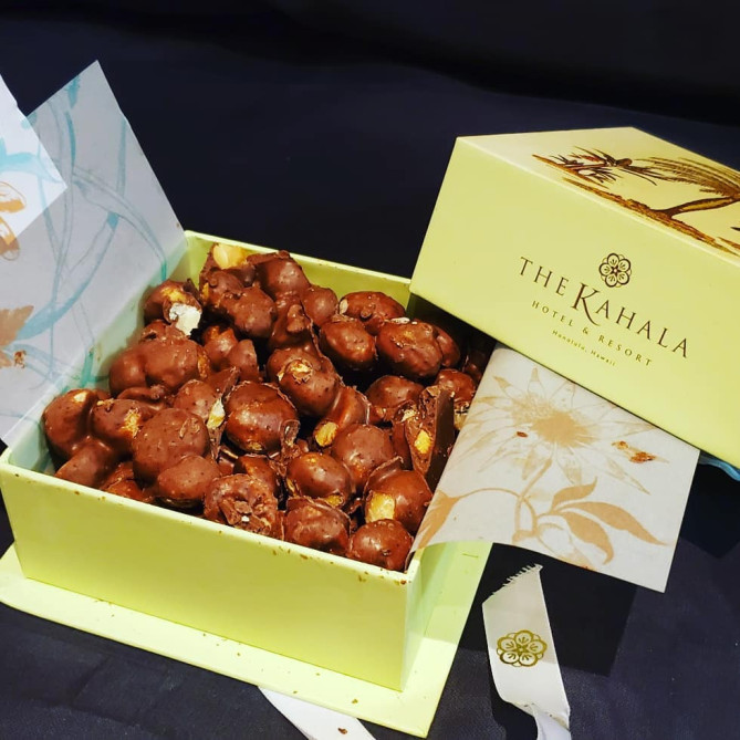 ザ・カハラ・ホテル＆リゾートのチョコレートマカダミアナッツ
