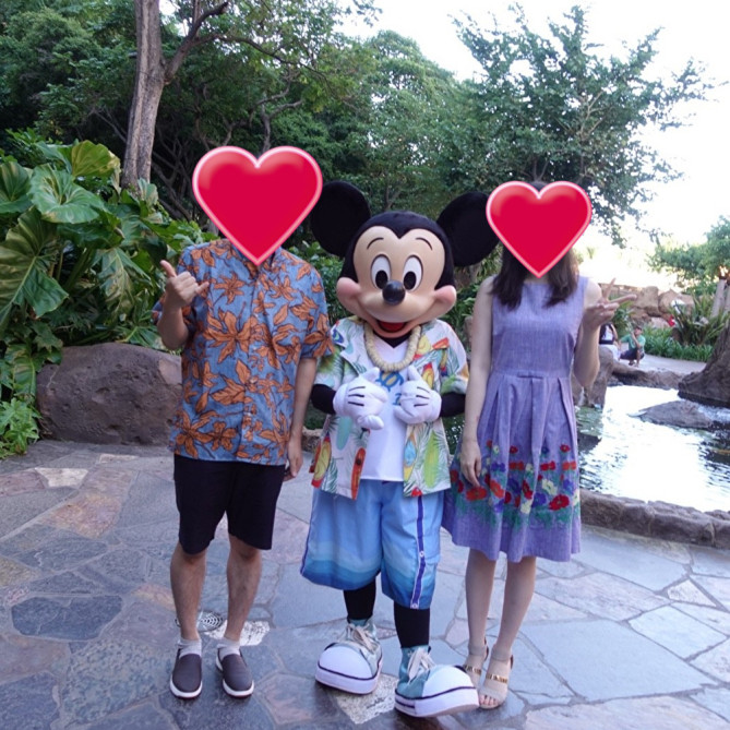 ハワイのミッキー