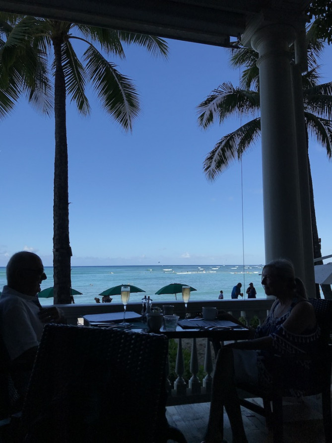 ザ・ベランダのテラス席