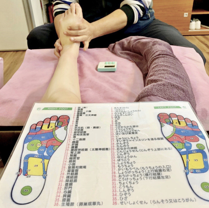 足つぼマッサージ