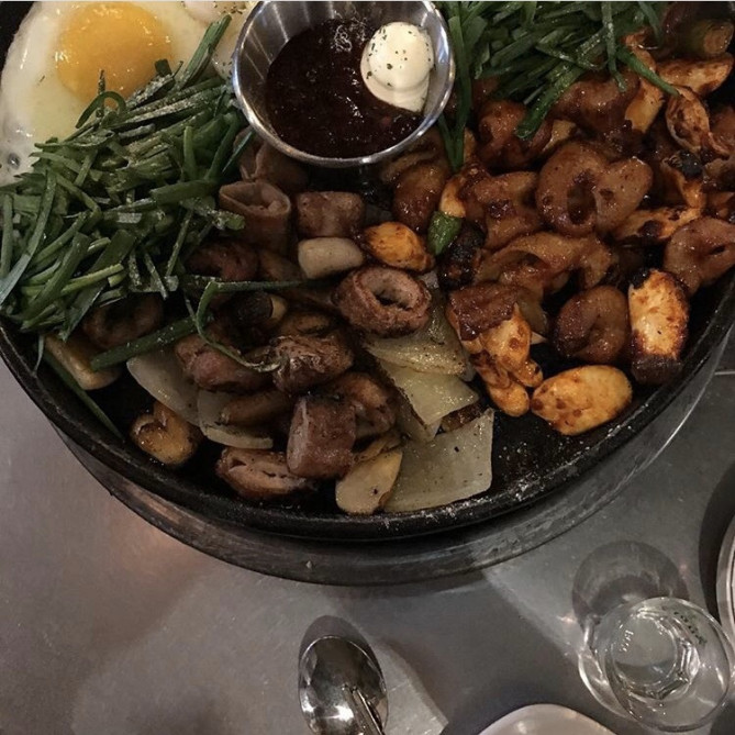 九孔炭コプチャンのコプチャン