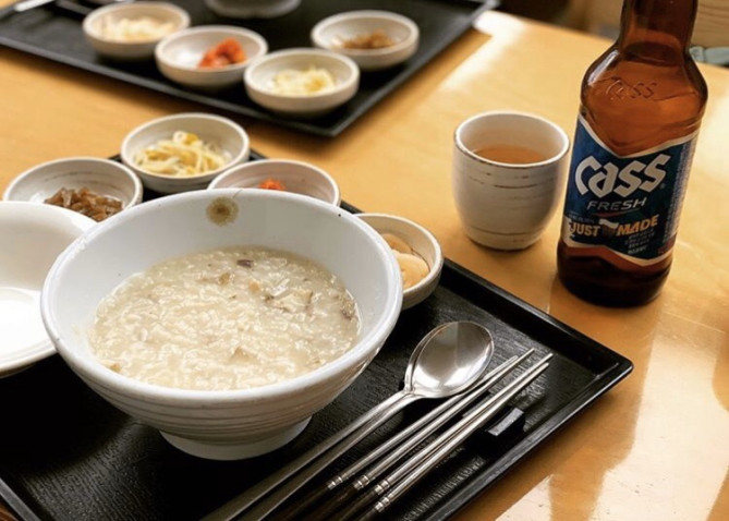 味加本（ミガボン）のあわび粥