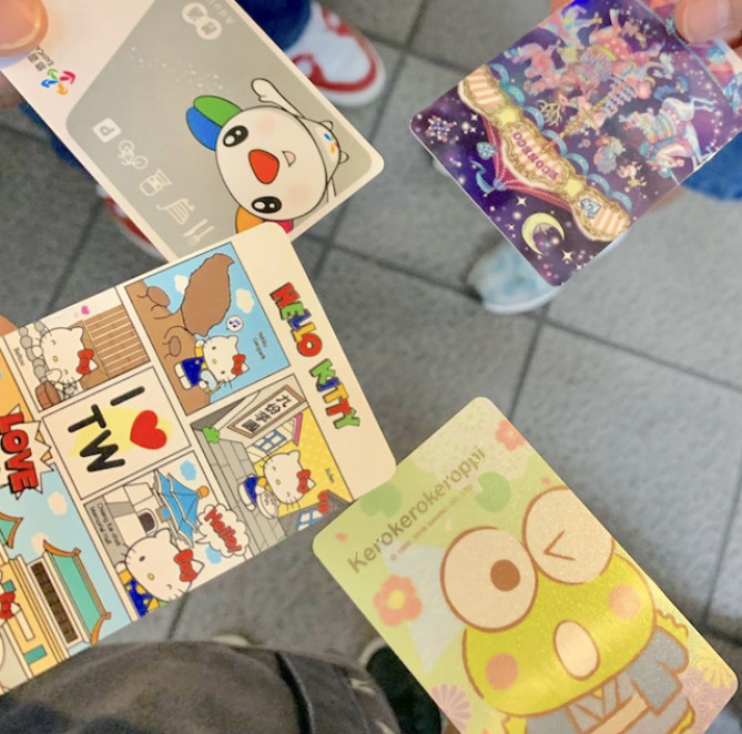 様々なデザインの悠遊カード