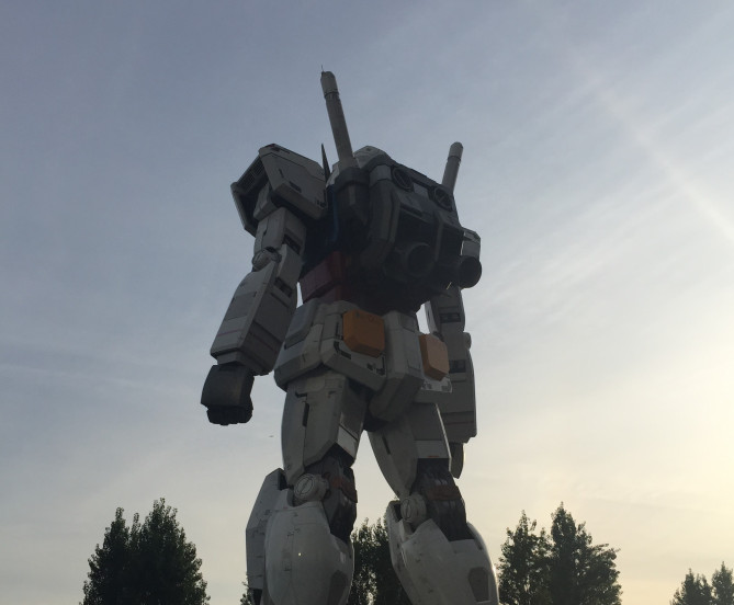お台場初代ガンダムの後ろ姿