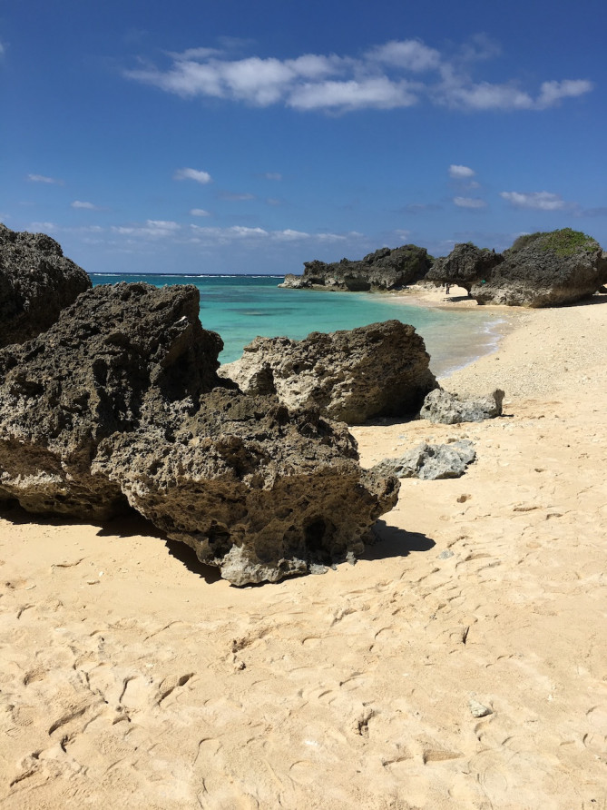 本土ではあまり見かけない個性豊かなビーチ