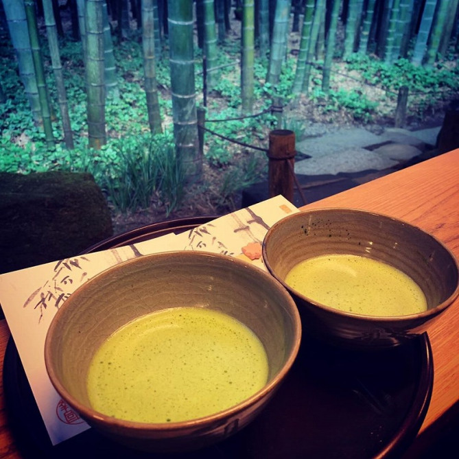 報国寺の休憩所・休耕庵