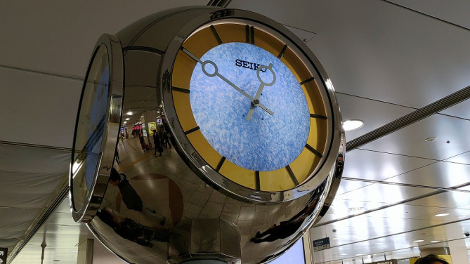 名古屋駅にある銀時計