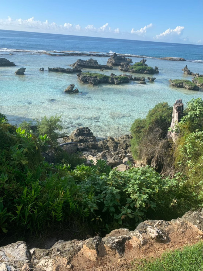 グアムのきれいな海
