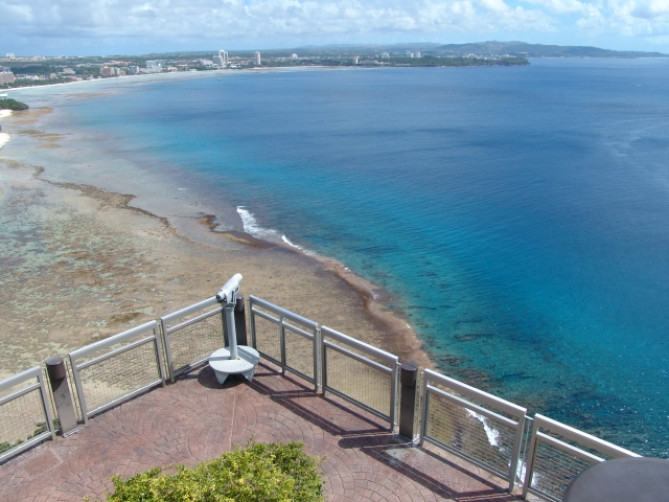 恋人岬の展望台