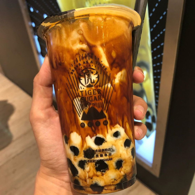 Tiger Sugarの黒糖ミルクタピオカティー