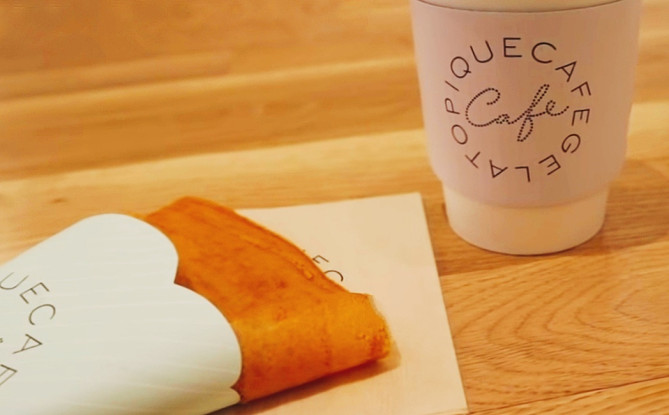 「ジェラート ピケ カフェ クレープリー」の絶品クレープ