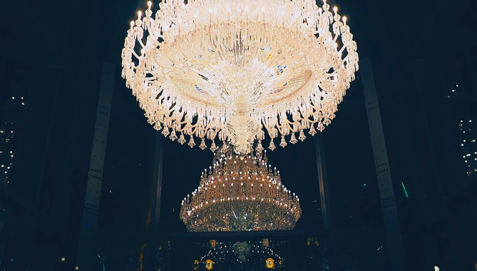 バカラのシャンデリア