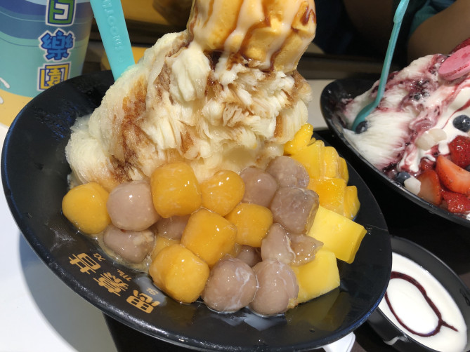 マンゴーかき氷