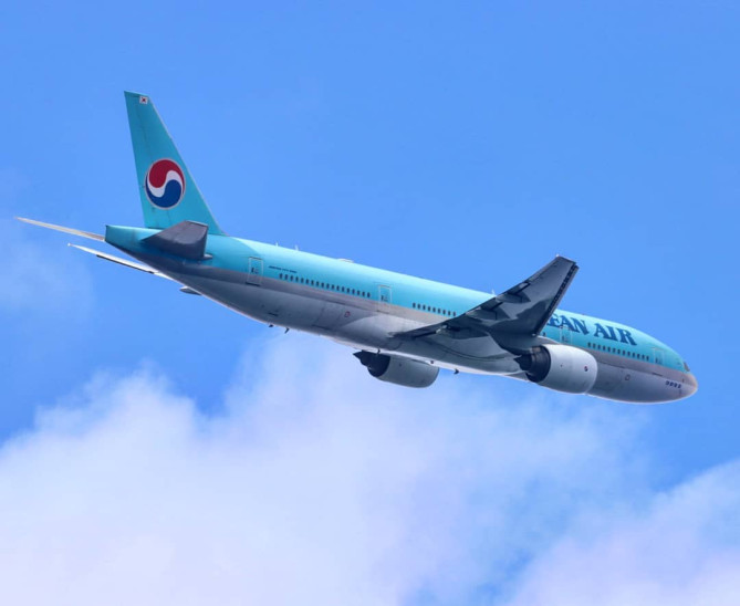 大韓航空の飛行機